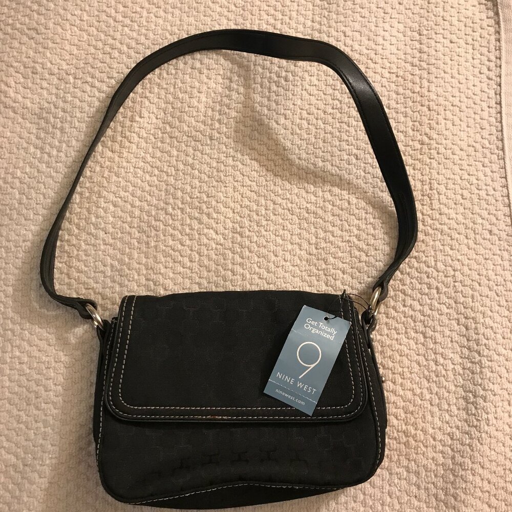 Nine West Black Mini Satchel - Brand New with Tags!